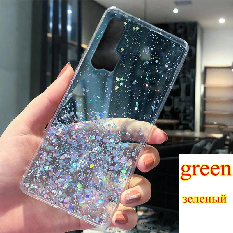 Bling Glitter Soft Phone Case For Samsung Galaxy S20 Ultra 5G G988F G988 Silicon Soft Back Cover For Samsung S20 Ultra TLE Capa