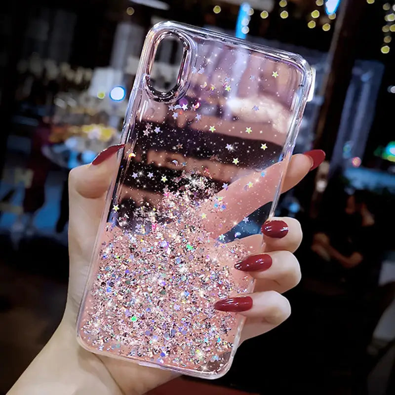 Bling Glitter Soft Phone Case For Samsung Galaxy S20 Ultra 5G G988F G988 Silicon Soft Back Cover For Samsung S20 Ultra TLE Capa